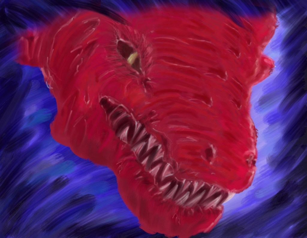 Is... this dragon decomposing...? 